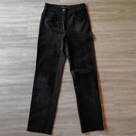 ABSOLU PARIS Vintage High Waisted Straight Leg Pants - Picture 3 of 10